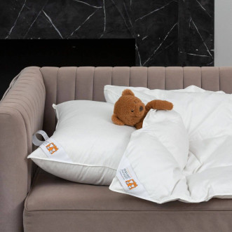 Подушка пуховая 50х70 Kinder Platinum German Grass мягкая в магазине Люкс Постель