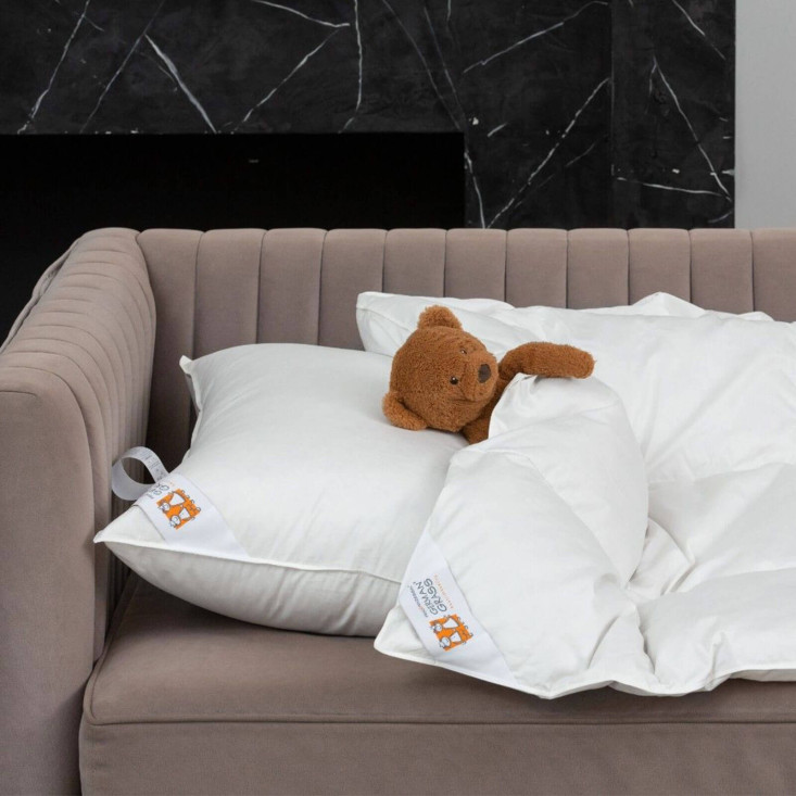 Подушка пуховая 50х70 Kinder Platinum German Grass мягкая