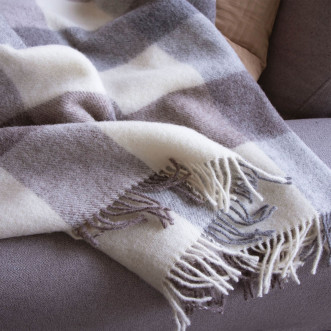 Шерстяной плед новозеландские ягнята Avinamas Agne Скандинавия