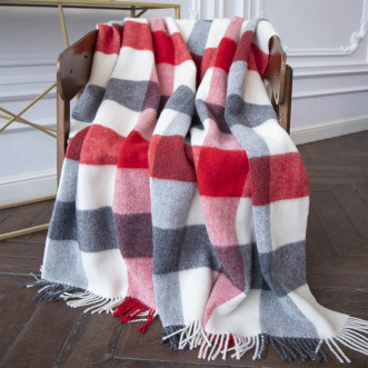 Шерстяной плед новозеландские ягнята Avinamas Agne Шотландия