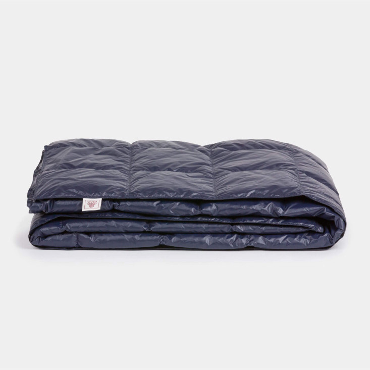 Дорожное пуховое одеяло 140х200 Travel Plaid Grass Ink German Grass