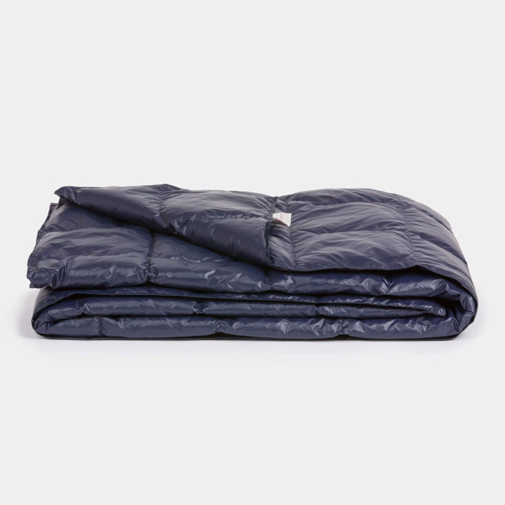 Дорожное пуховое одеяло 140х200 Travel Plaid Grass Ink German Grass