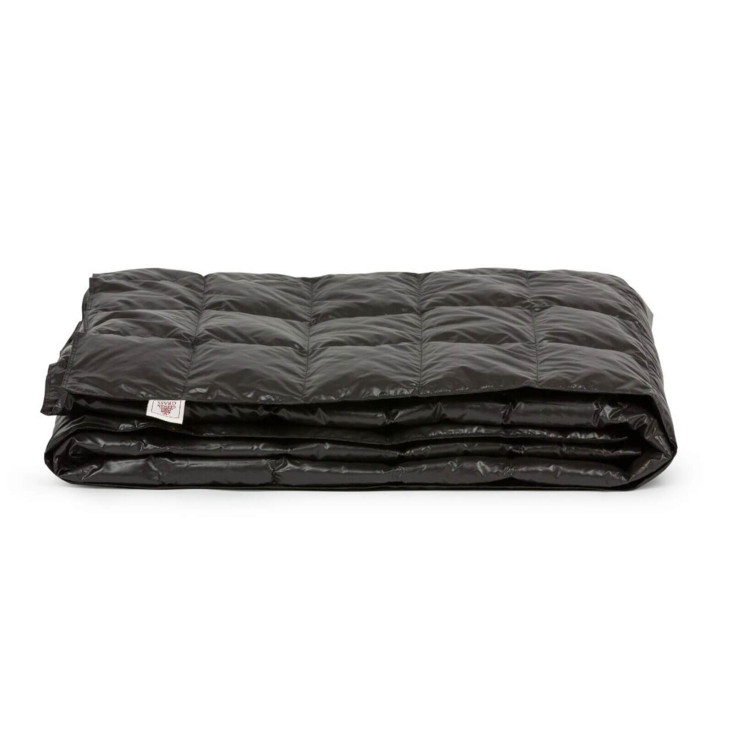 Дорожное пуховое одеяло 140х200 Travel Plaid Grass Black German Grass