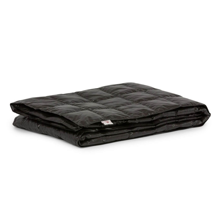 Дорожное пуховое одеяло 140х200 Travel Plaid Grass Black German Grass