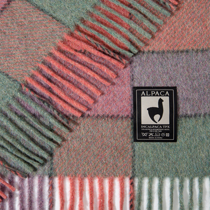 Шерстяной плед PP-52 Incalpaca