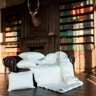 Одеяло 1,5 спальное 150х200 облегченное German Grass Пух Люкс (Luxe Down) из пуха премиум в магазине Люкс Постель