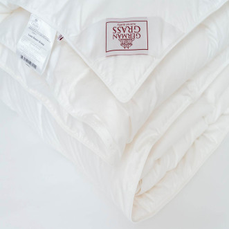 Одеяло 1,5 спальное 150х200 облегченное German Grass Пух Люкс (Luxe Down) из пуха премиум в магазине Люкс Постель