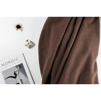 Шерстяной плед Valtery шоколад со скидкой в магазине Lux-Postel.com