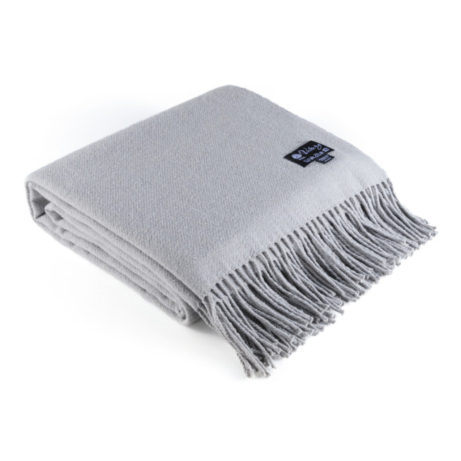 Шерстяной плед Valtery серый со скидкой в магазине Lux-Postel.com