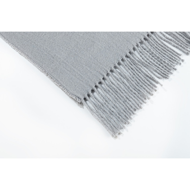 Шерстяной плед Valtery серый со скидкой в магазине Lux-Postel.com