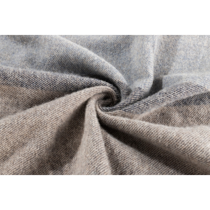 Шерстяной плед Valtery голубая клетка со скидкой в магазине Lux-Postel.com