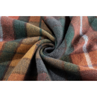 Шерстяной плед Valtery рыжий со скидкой в магазине Lux-Postel.com