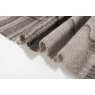 Шерстяной плед Valtery  серая клетка со скидкой в магазине Lux-Postel.com