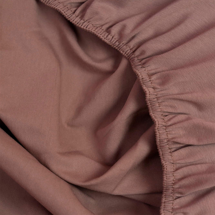 Простынь чехол 200х200 на резинке трикотажная German Grass Jersey Taupe Grass