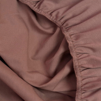 Простынь чехол 180х200 на резинке трикотажная German Grass Jersey Taupe Grass фото