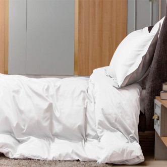 Пододеяльник евро макси 220х240 German Grass Альпийский белый (Alpine White Allure) в магазине Люкс Постель