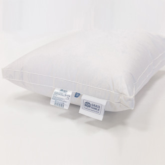 Подушка пуховая 50х90 с бортиком German Grass Белая серия (White Familie Down) европейское качество в магазине Lux-Postel.com