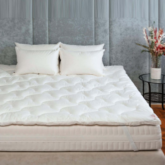 Наматрасник топпер 90х200 всесезонный на резинках German Grass Topper Tencel Grass