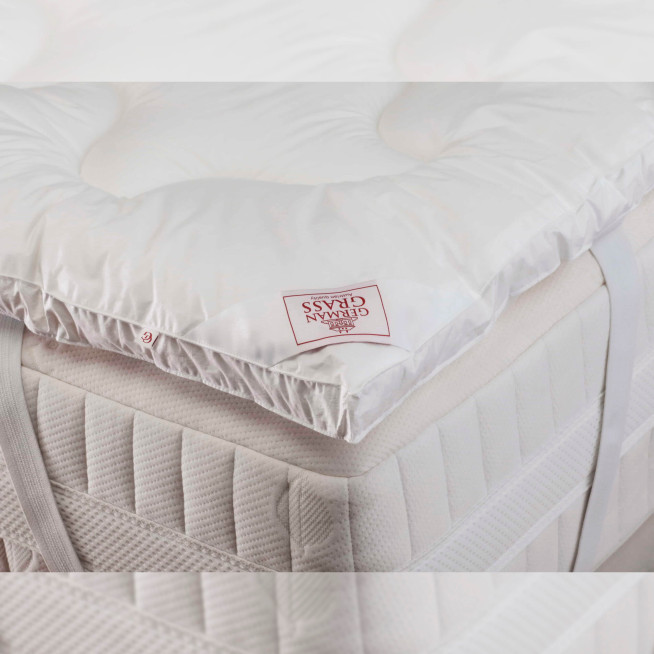 Наматрасник топпер 160х200 всесезонный на резинках Topper Tencel Grass German Grass