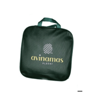 Шерстяной плед новозеландские ягнята Avinamas Janina серый