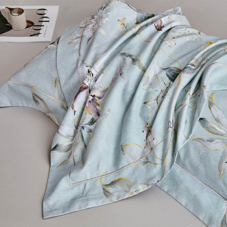 Постельное белье евро Фланель люкс Asabella Бергамот фото