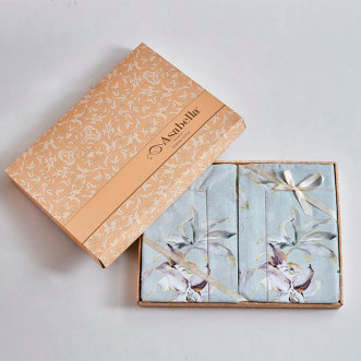 Постельное белье евро Фланель люкс Asabella Бергамот в магазине Люкс Постель