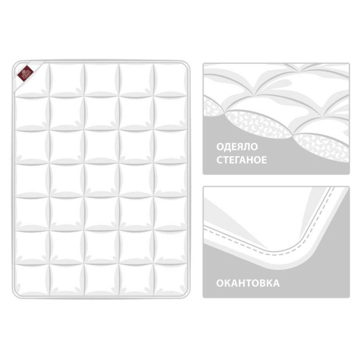 Одеяло евро 200х220 всесезонное German Grass Camel Familie Wool