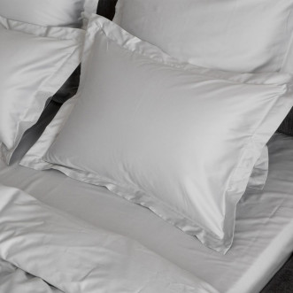 Простыня на резинке мако-сатин 180х200х40 Ash grey Allure Grass German Grass фото