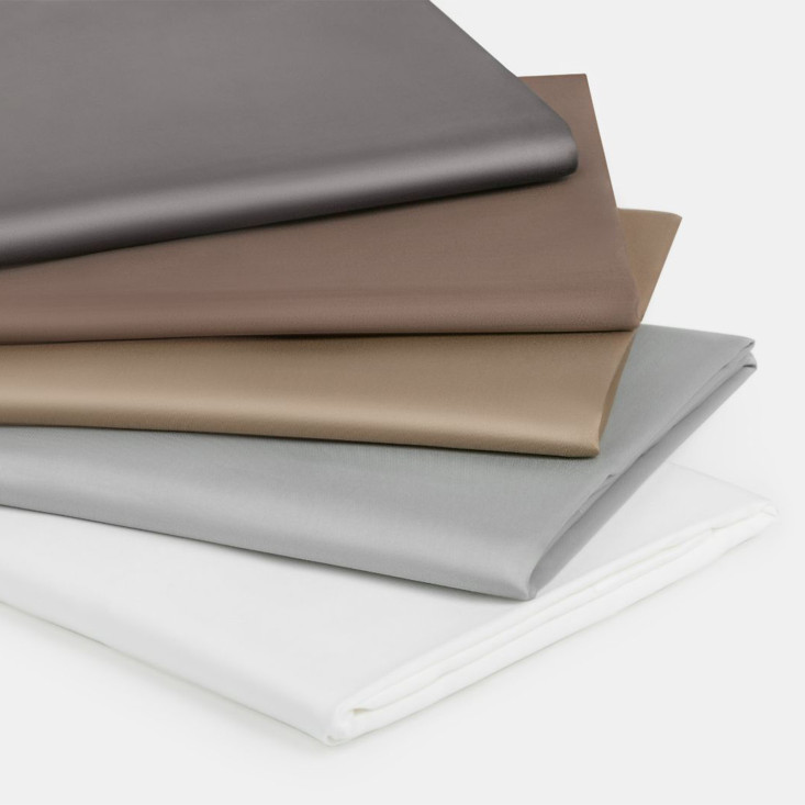 Простыня на резинке мако-сатин 180х200х40 Ash grey Allure Grass German Grass