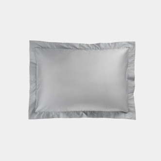 Постельное белье 1,5 спальное мако сатин German Grass Пепельное Очарование (Alpine White Allure) наволочки 70х70 в магазине Люкс