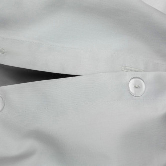 Постельное белье евро мако сатин German Grass Пепельное Очарование (Alpine White Allure) простынь на резинке 160x200 в магазине 