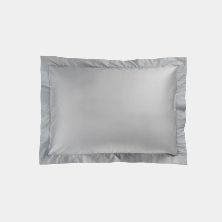 Постельное белье евро мако сатин Ash grey Allure Grass German Grass простынь на резинке 160x200