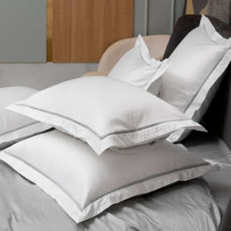 Наволочки мако-сатин 50х90 Ash grey Allure Grass German Grass с узкой отделкой