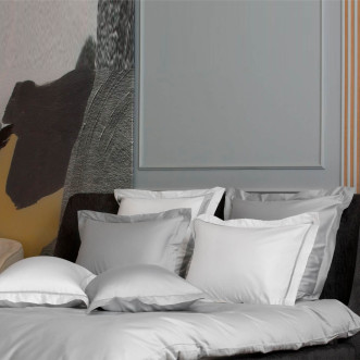 Наволочки мако-сатин 50х70 German Grass Пепельное Очарование (Alpine White Allure) с узкой отделкой в магазине Люкс Постель