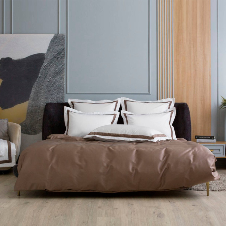 Наволочки мако-сатин 70х70 Alpine Brownie Allure Grass German Grass с широкой отделкой